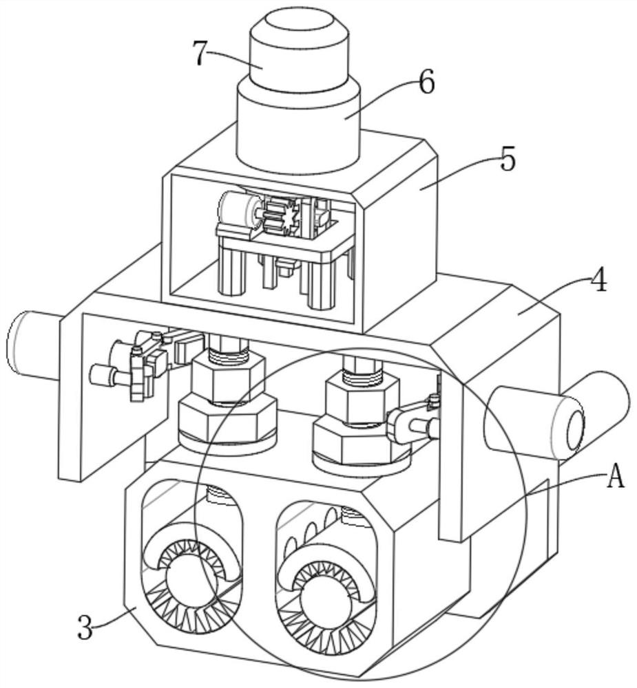 Power transmission line bolt temperature measuring device and use method thereof