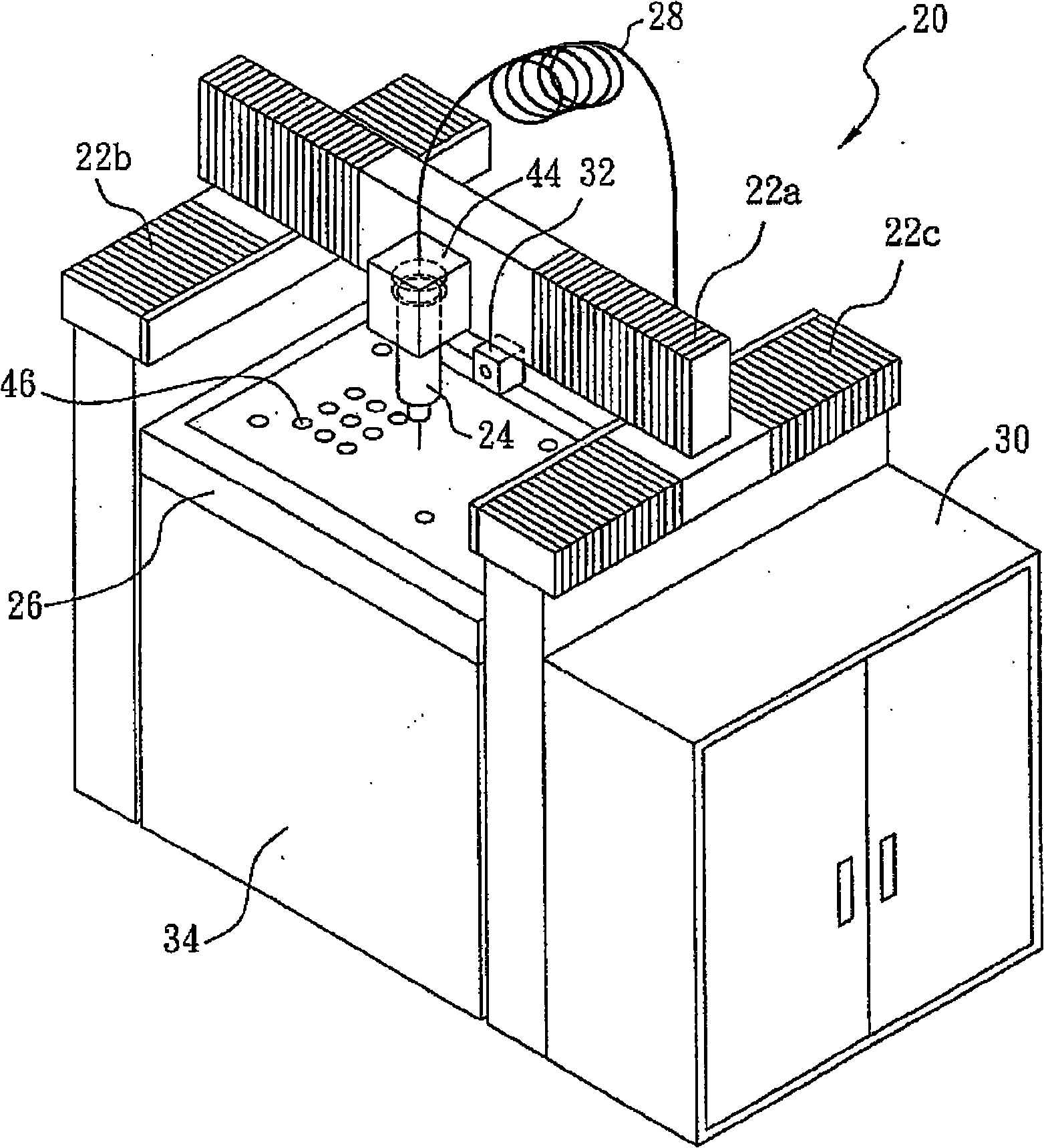 Water jet cutting system