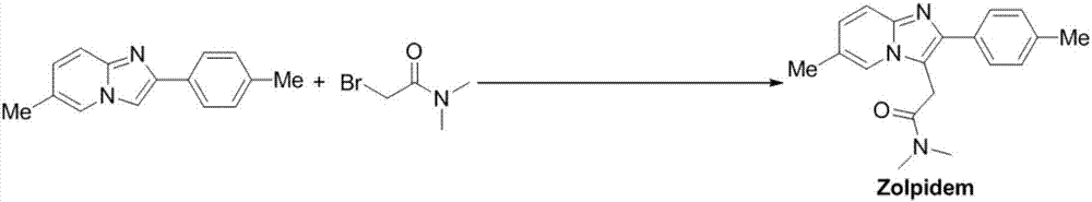 Method for preparing zolpidem