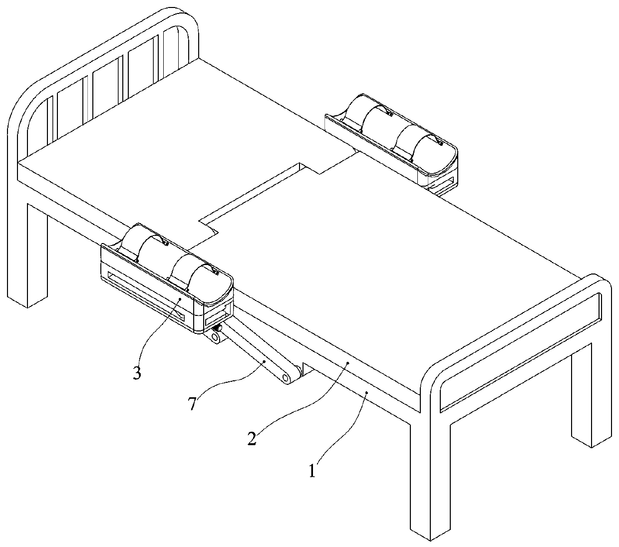 Hematodialysis bed for kidney diseases