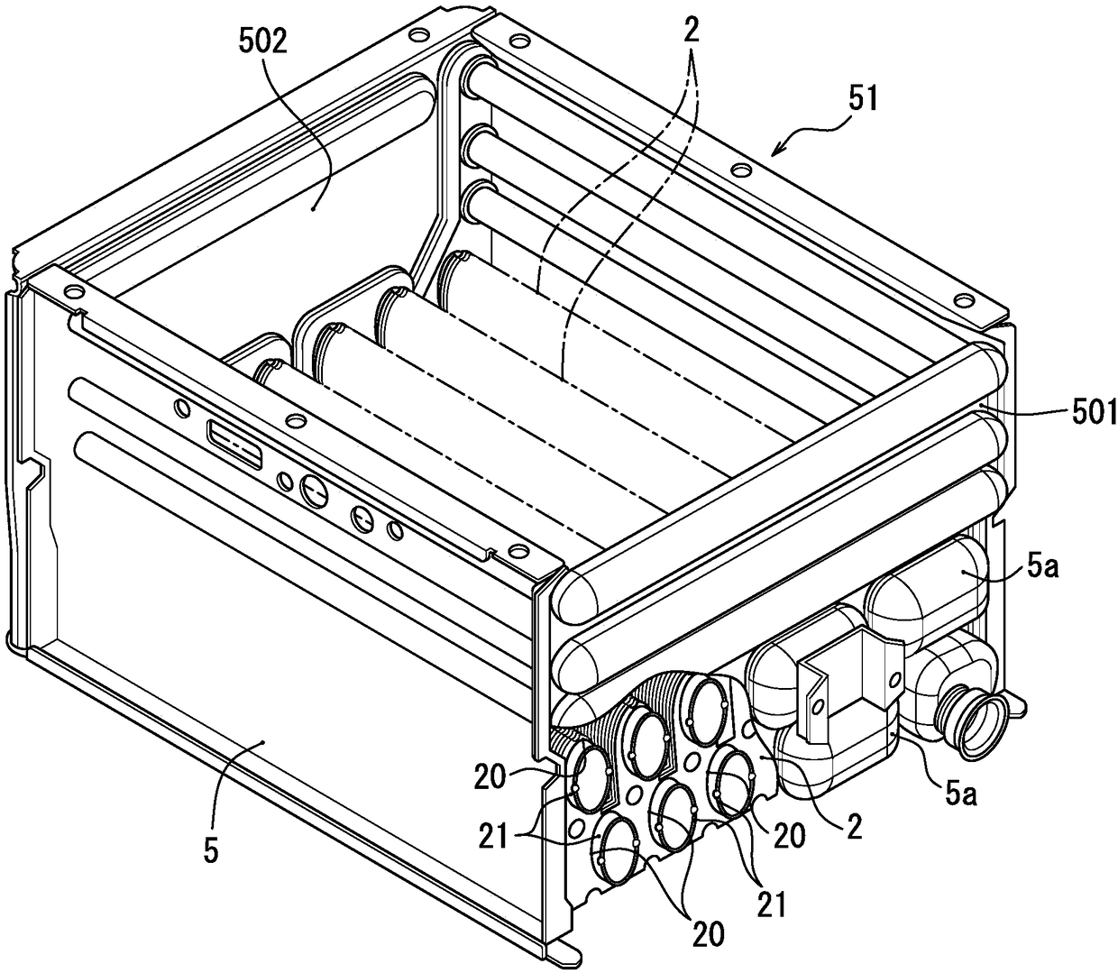 Manufacturing method of fin tube typed heat exchanger and combustion apparatus having the same