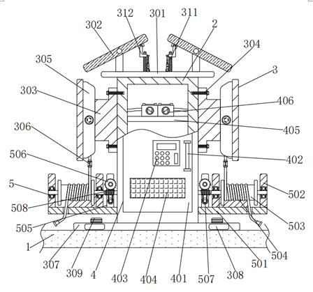 Charging device for new energy automobile