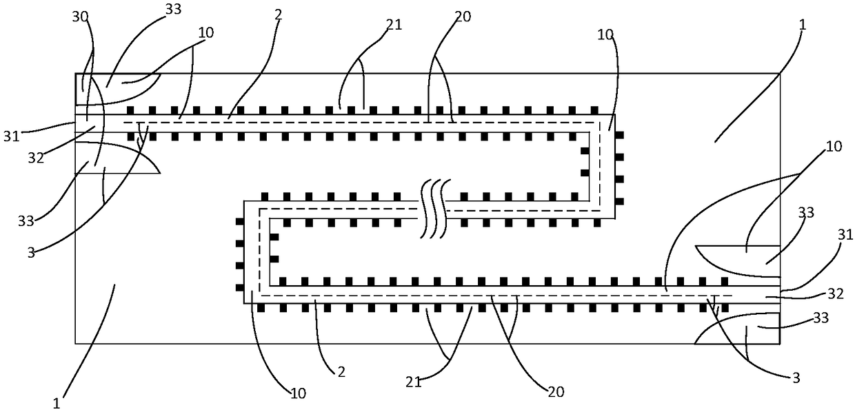 Dicycle surface plasmon super-slow wave planar microwave delay line