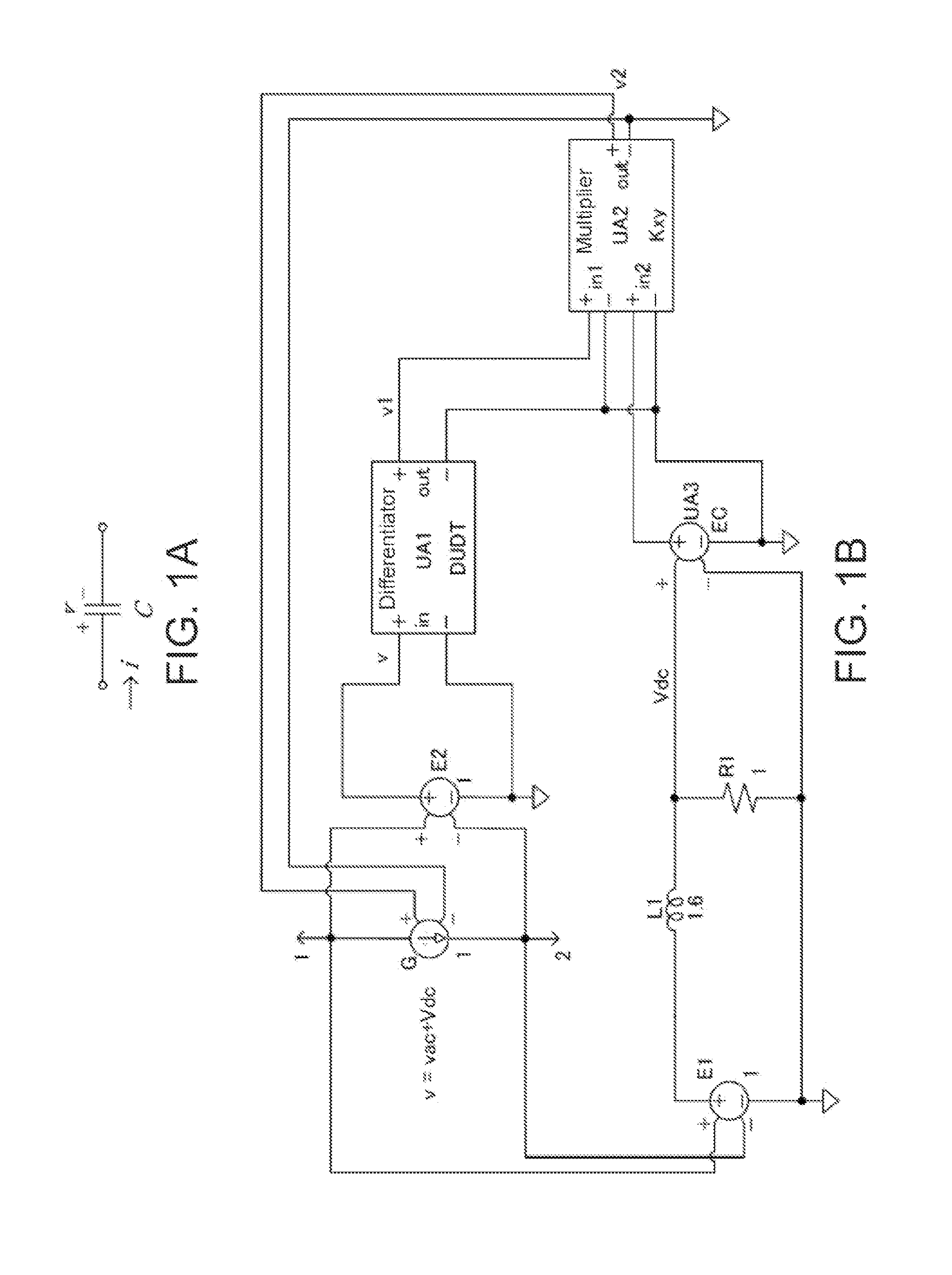 Circuit simulation model of capacitor, constructing method of simulation model, method of circuit simulation, circuit simulator