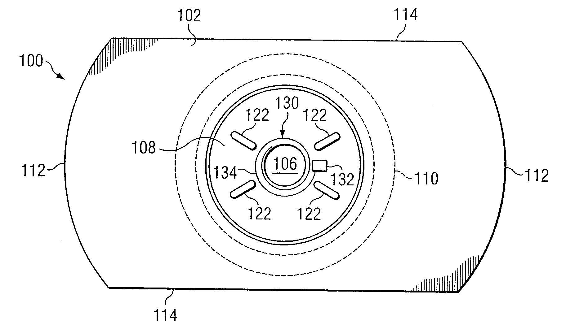 Thin Optical Disc Having Remote Reading Capability