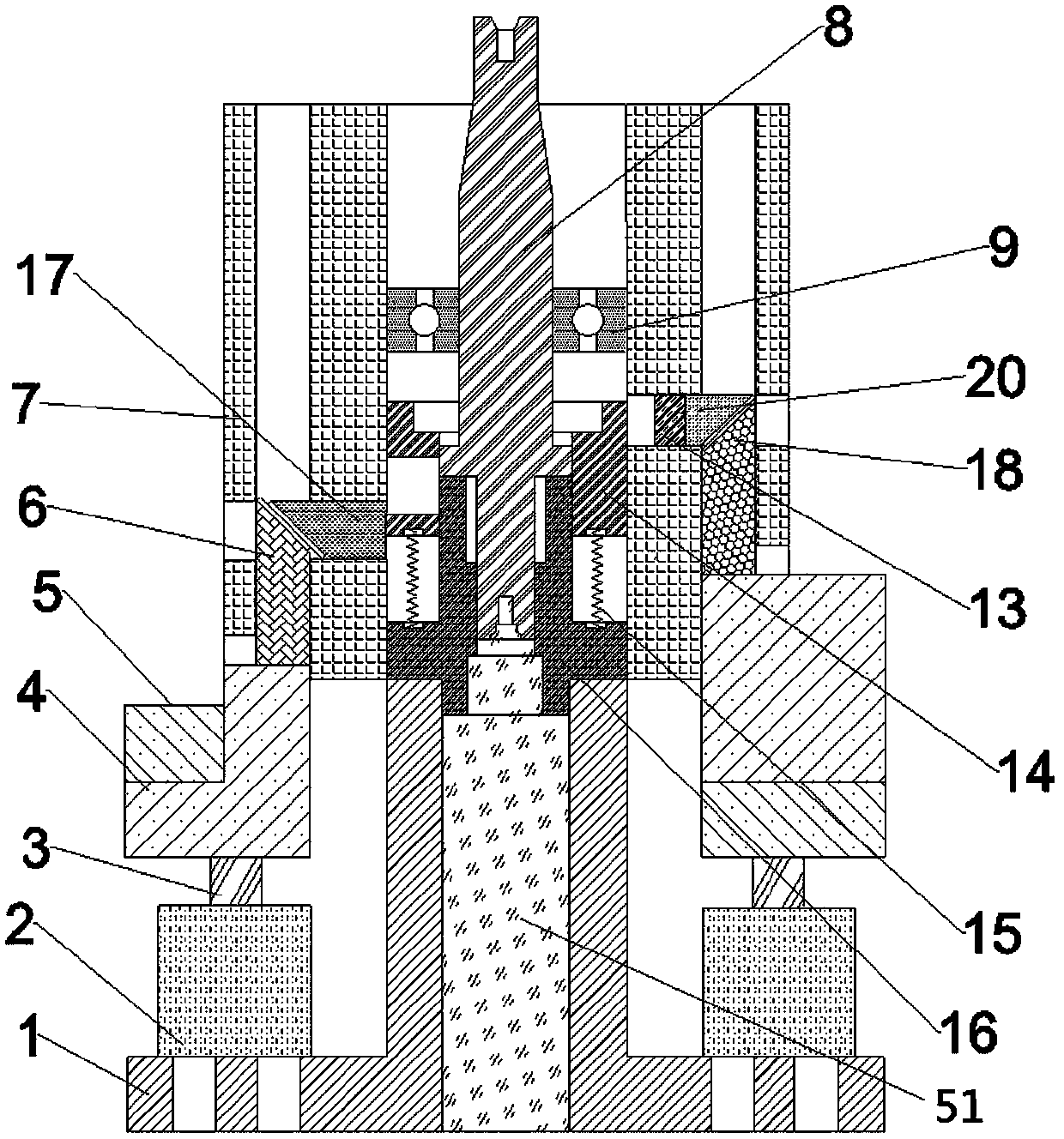 Bearing series connection device and application method