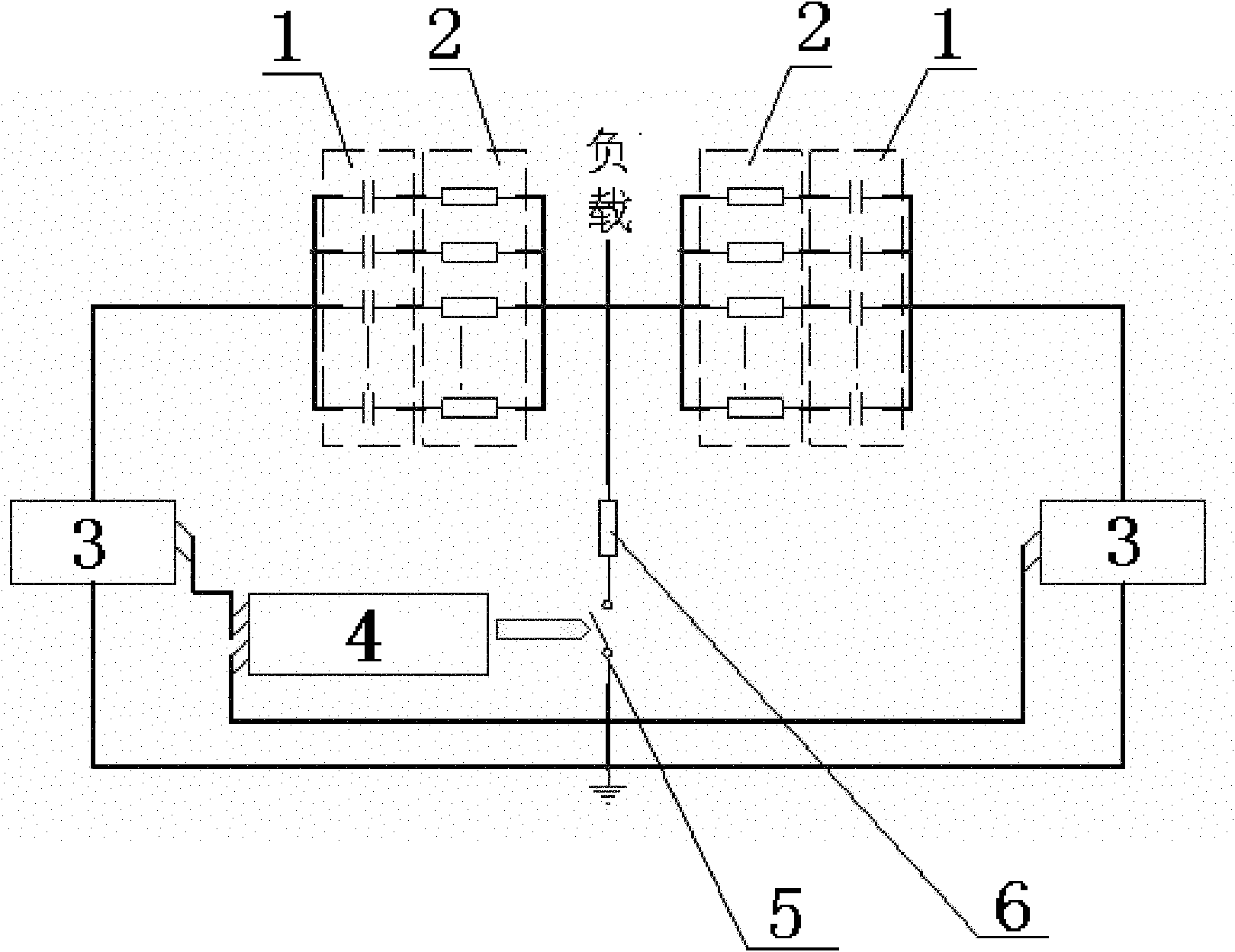 Fault protection device of high-energy power supply system and protection method thereof