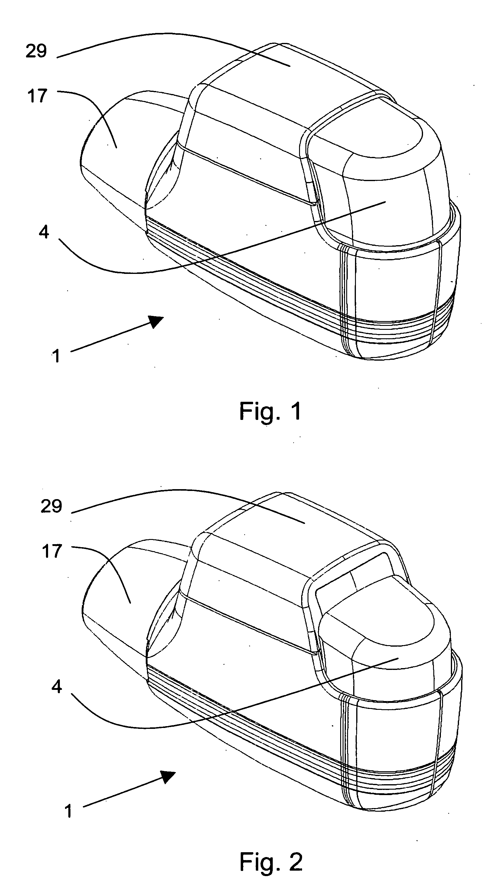 Inhaler for the administration of powdered pharmaceuticals, and a powder cartridge system for use with this inhaler