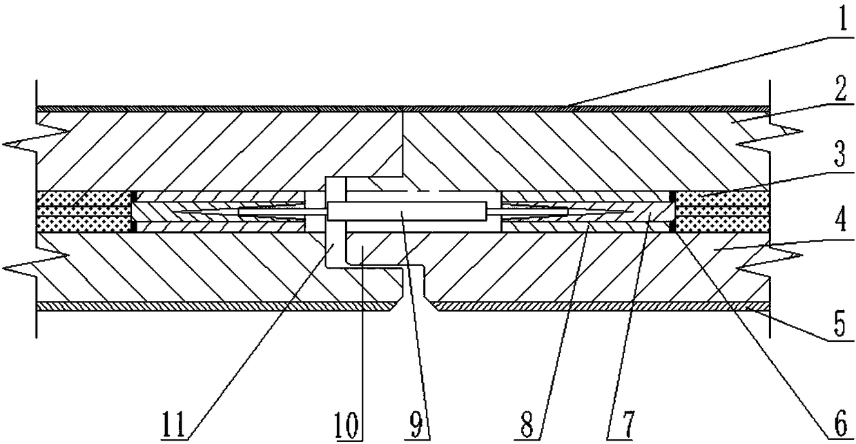 Electric heating floor and preparation method thereof