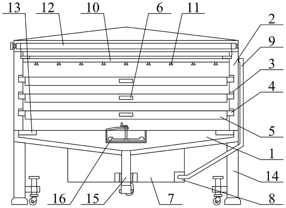 Drought-resistant dendrobium officinale planting auxiliary equipment