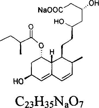 Pravastatin preparation formula