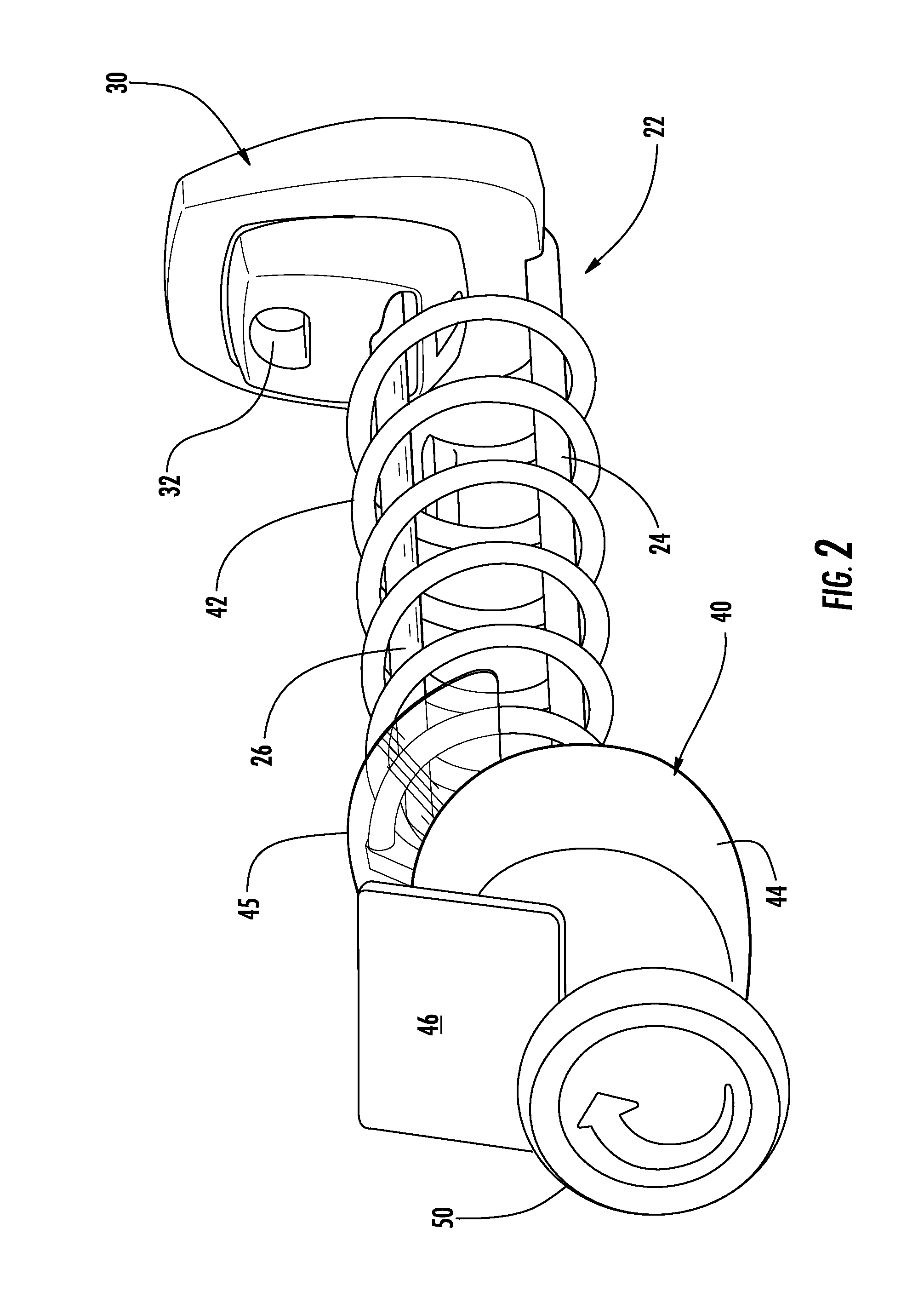 Merchandise display hook including helical time delay mechanism having bi-directional gear