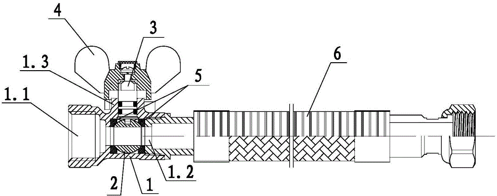 Combined type ball valve provided with corrugated pipe