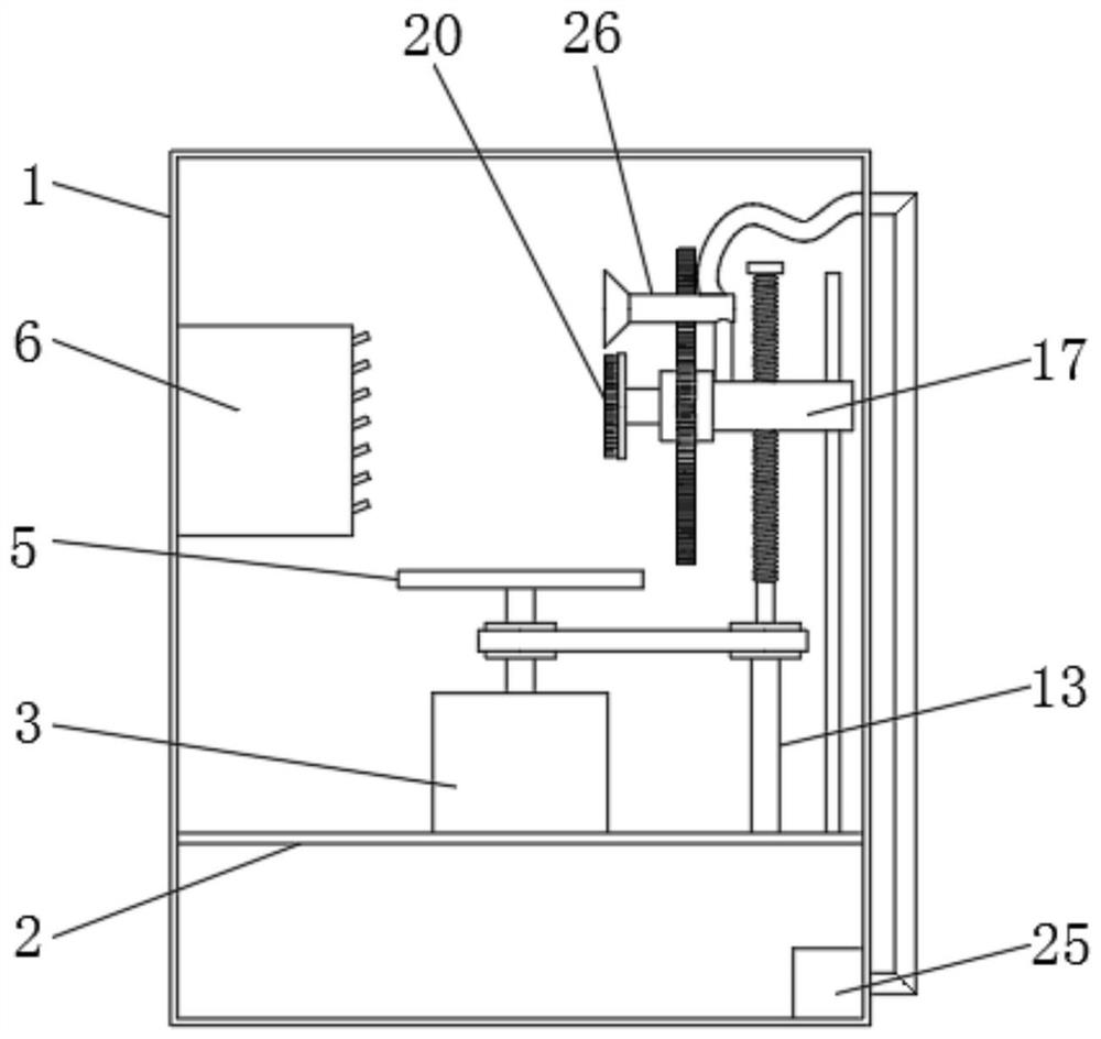 Rotary medical instrument cleaning and drying device