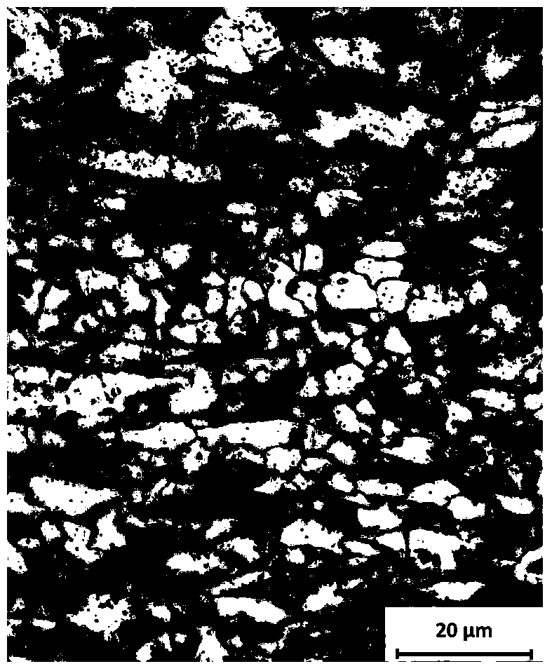 Method for producing pipeline steel plate by continuous casting billet under condition of small reduction ratio