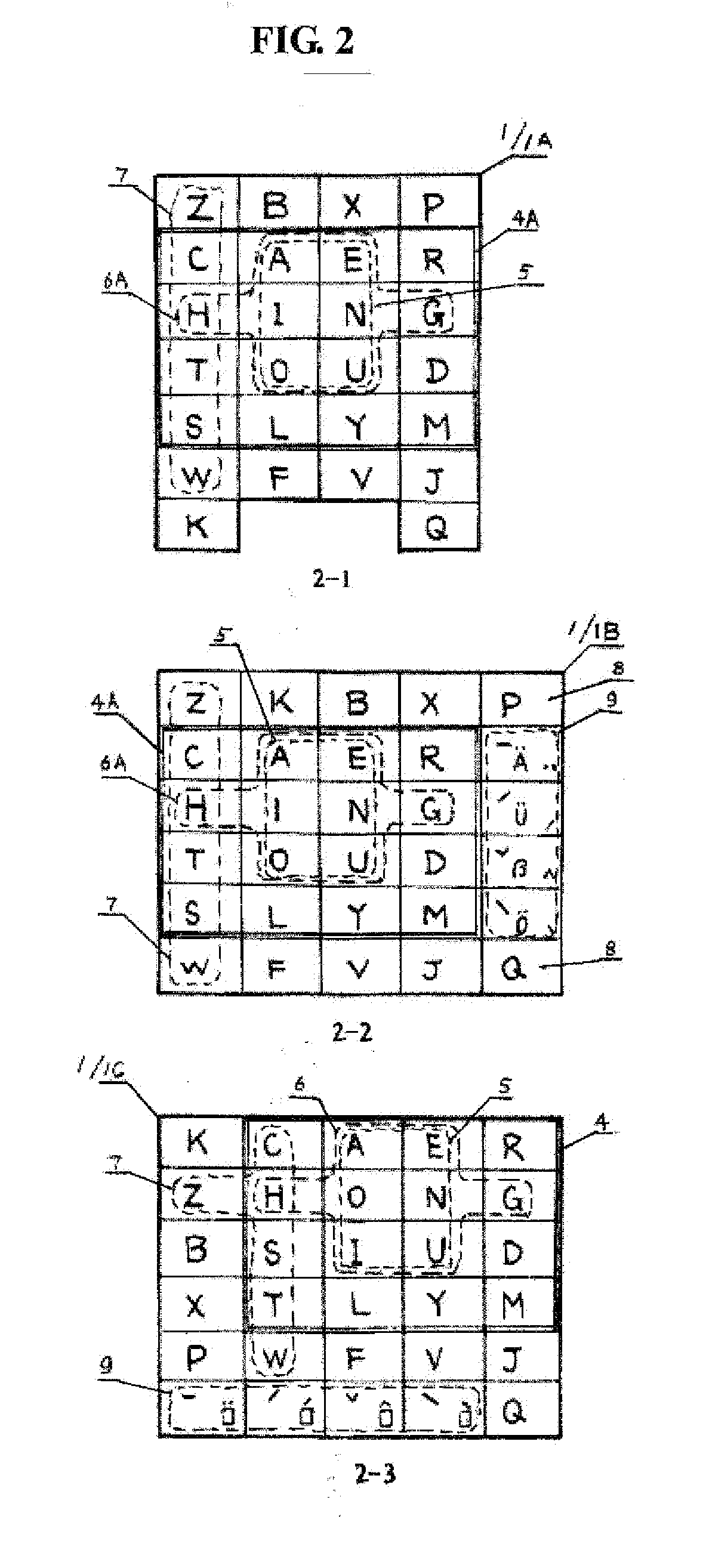 Keyboard used in the information terminal and arrangement thereof