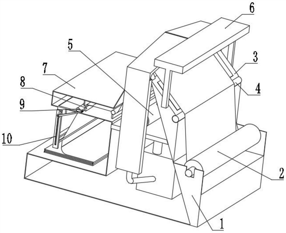 Pre-forming device for textile semi-finished product