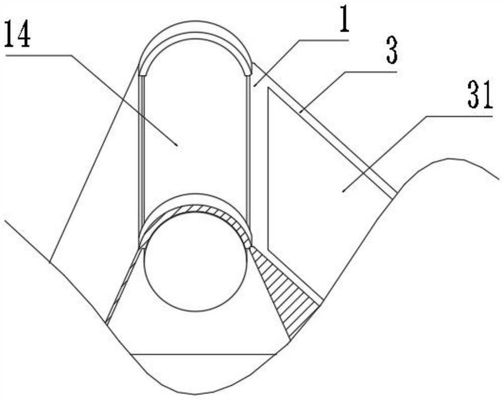 Pre-forming device for textile semi-finished product