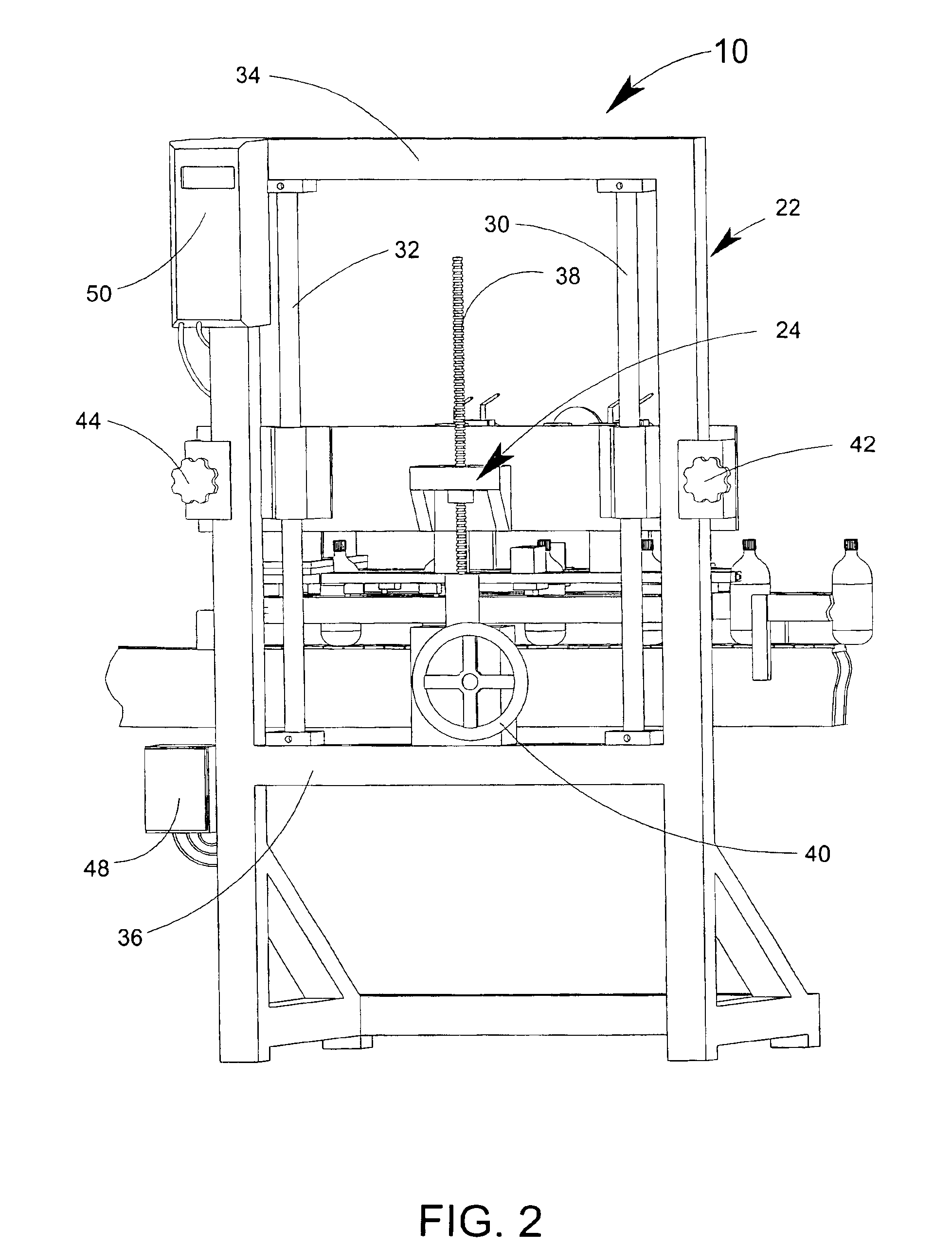 Indirect contact container measurement