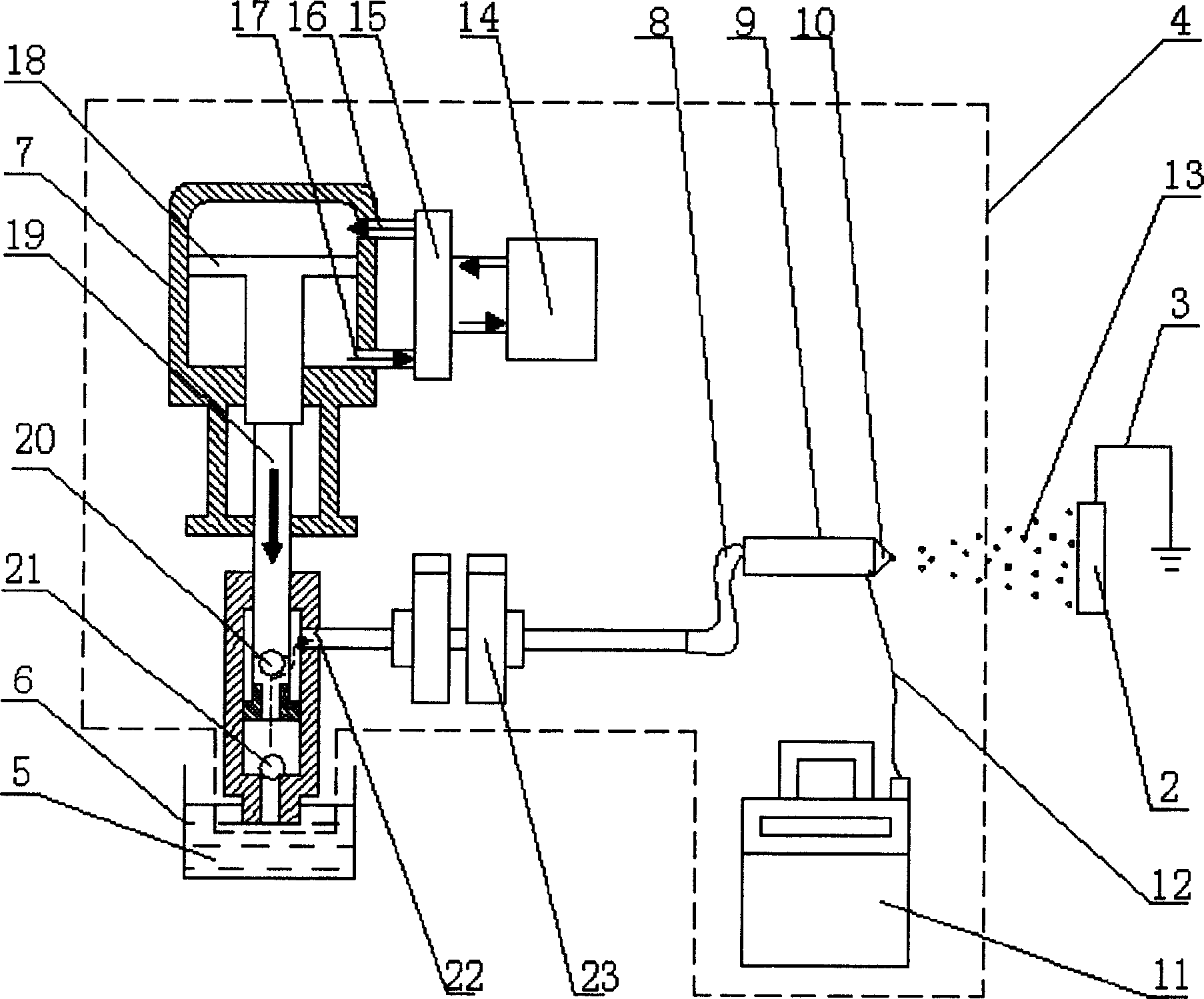 Medicinal coating production for vascular stand and electrostatic spraying apparatus