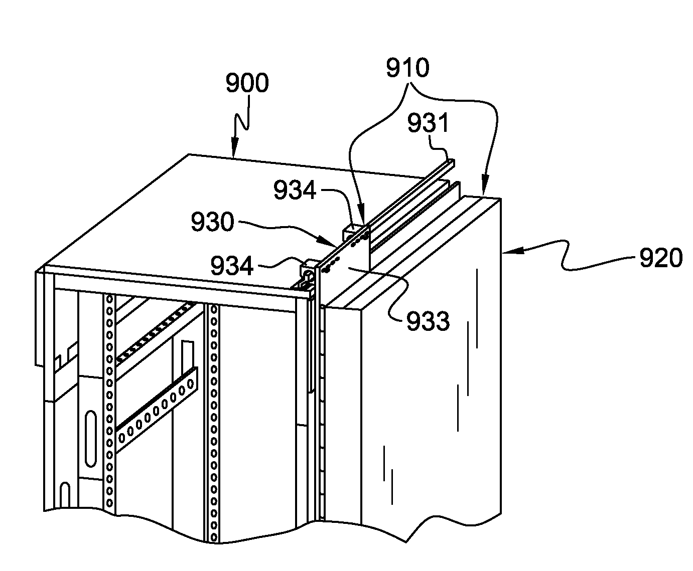 Acoustically absorptive apparatus for an electronics rack of a data center