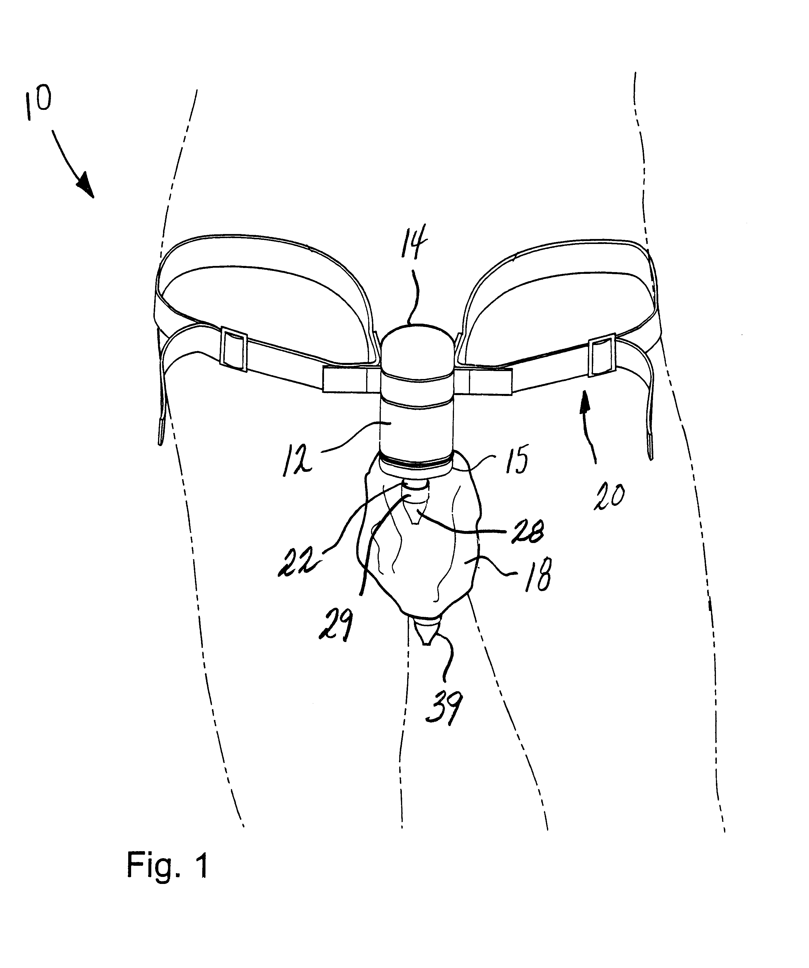 Male incontinence device