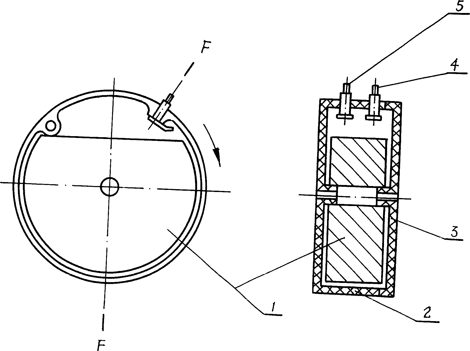 Upsloping speed-reducing alarming device of vehicle