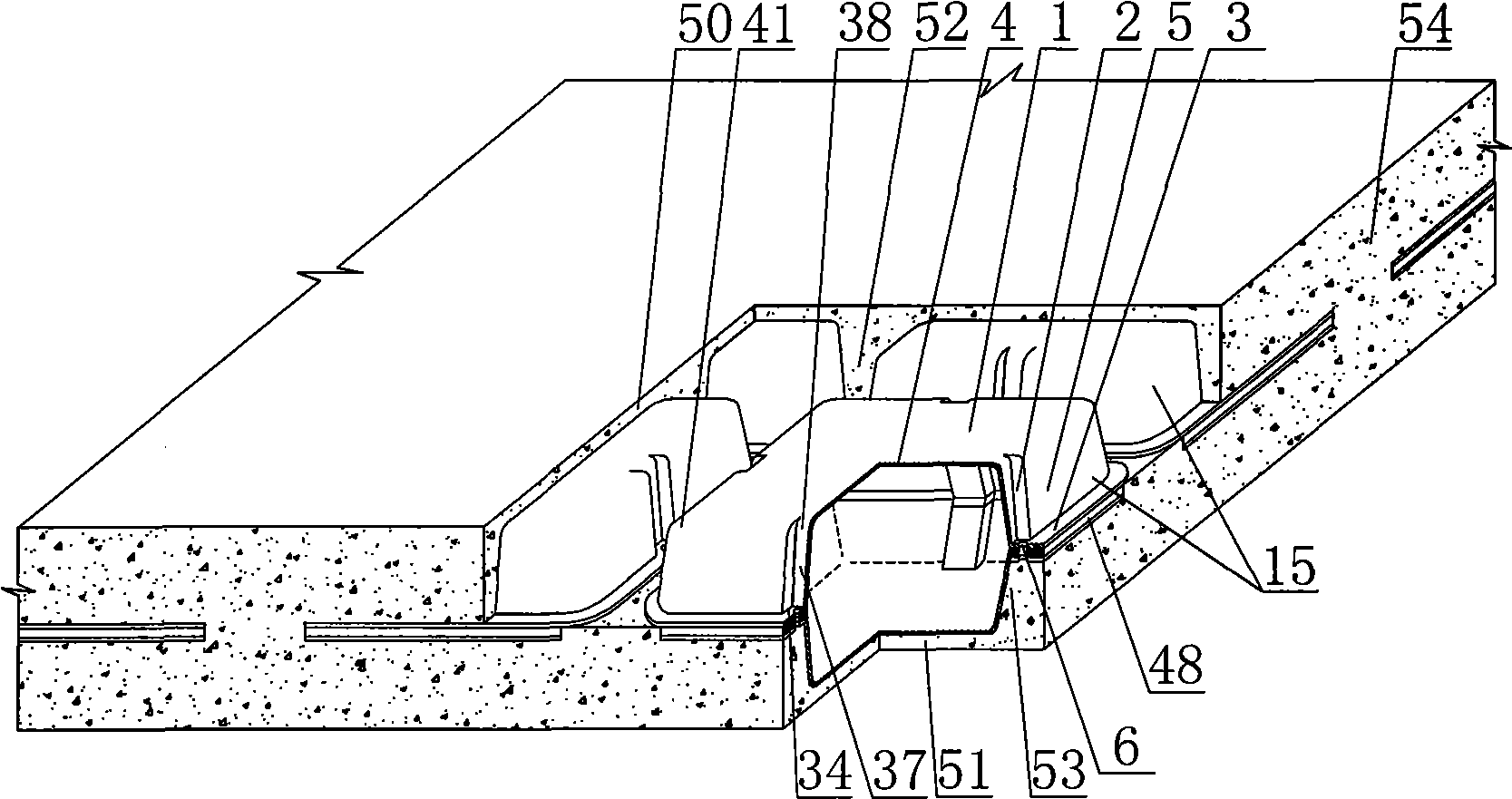 Cast-in-situ concrete hollow slab