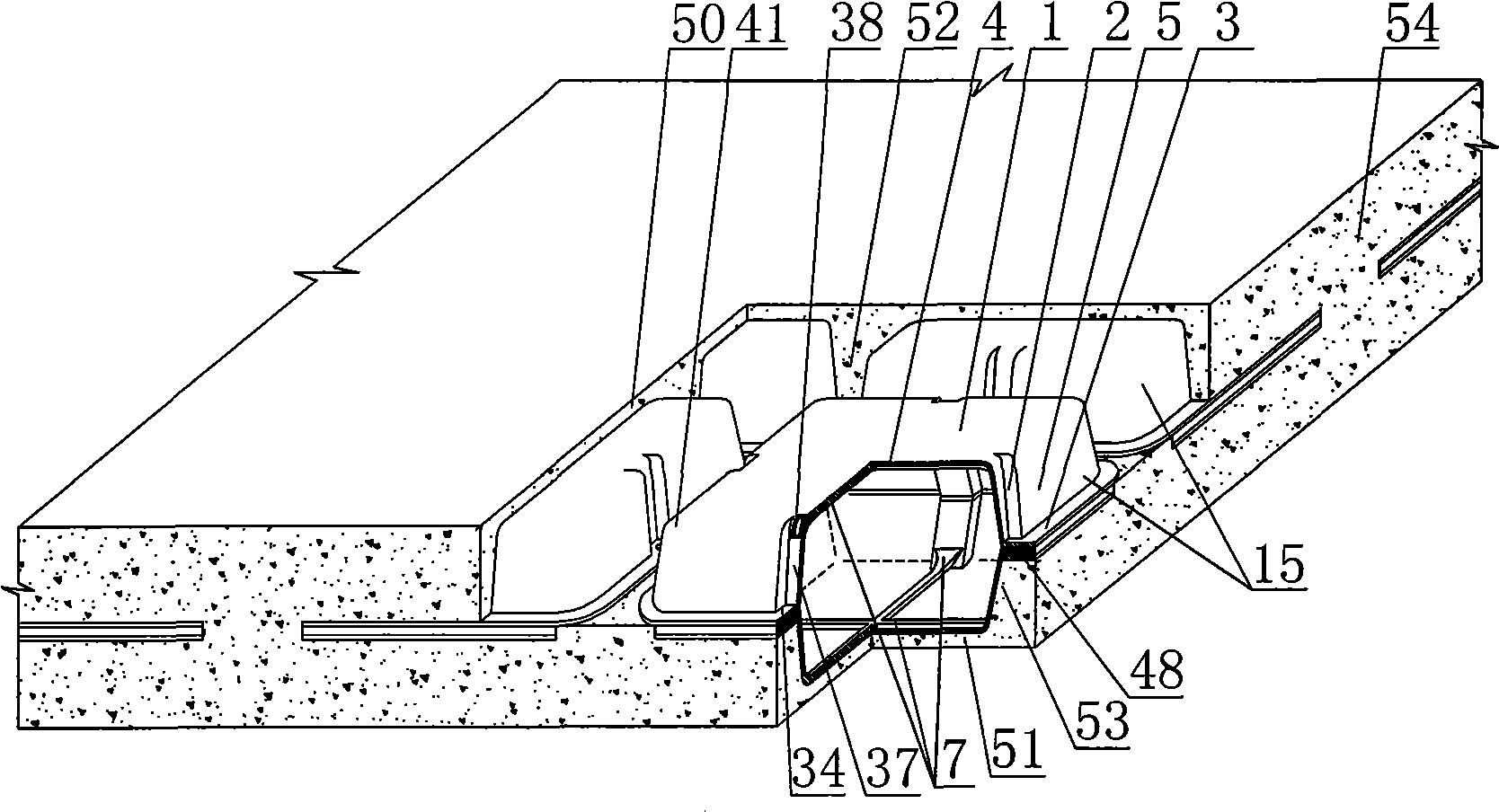 Cast-in-situ concrete hollow slab