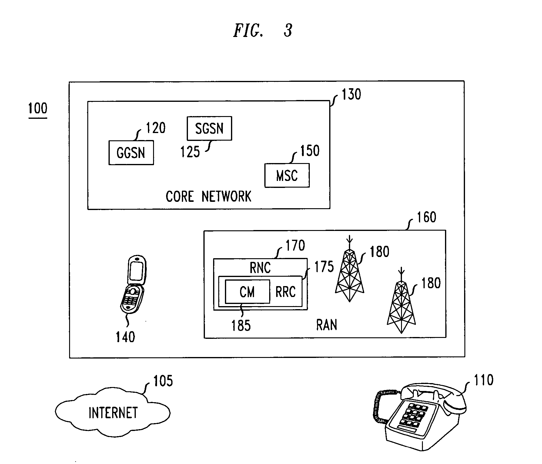 Wireless communications network incorporating voice over IP using shared supplemental spreading codes