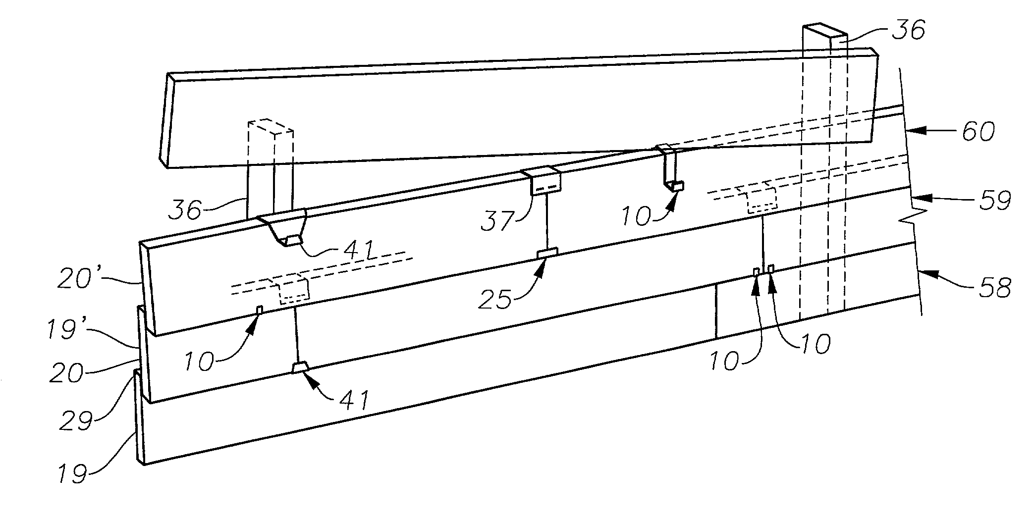 Apparatus for rapid and accurate installation of wall siding planks in interlocking relationship