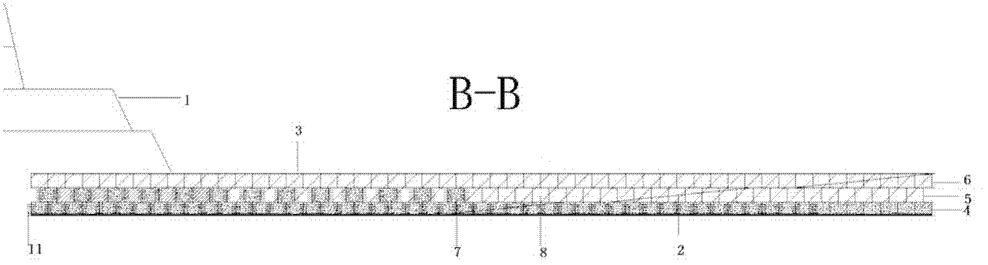 Constructing method for mining embedded artificial boundary ore pillar from open-pit to underground mine