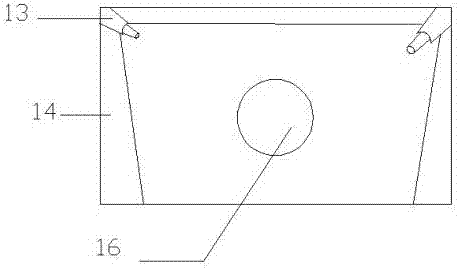 Stirring device for road and bridge construction