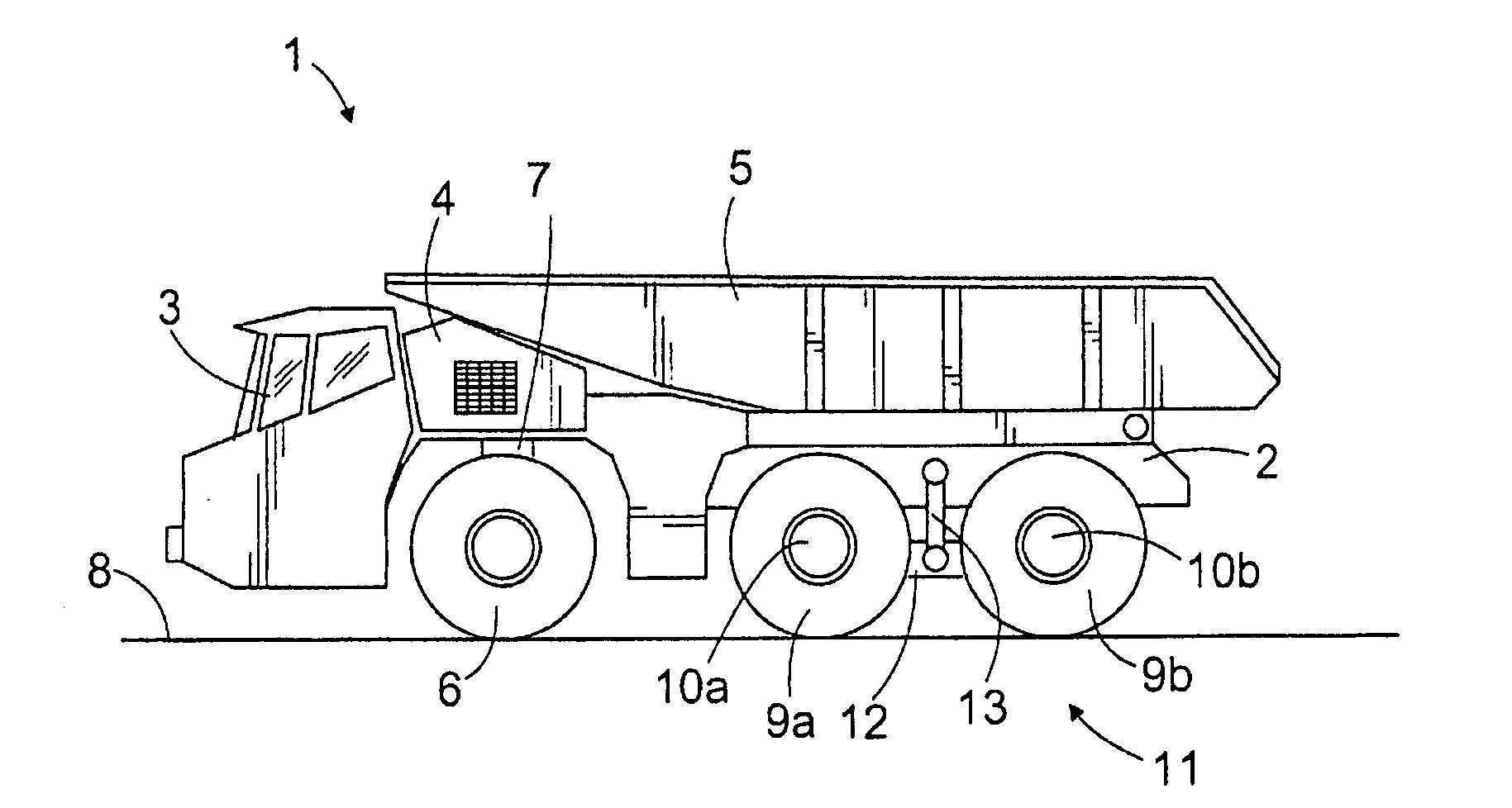 Arrangement for Weighing Transport Vehicle Load