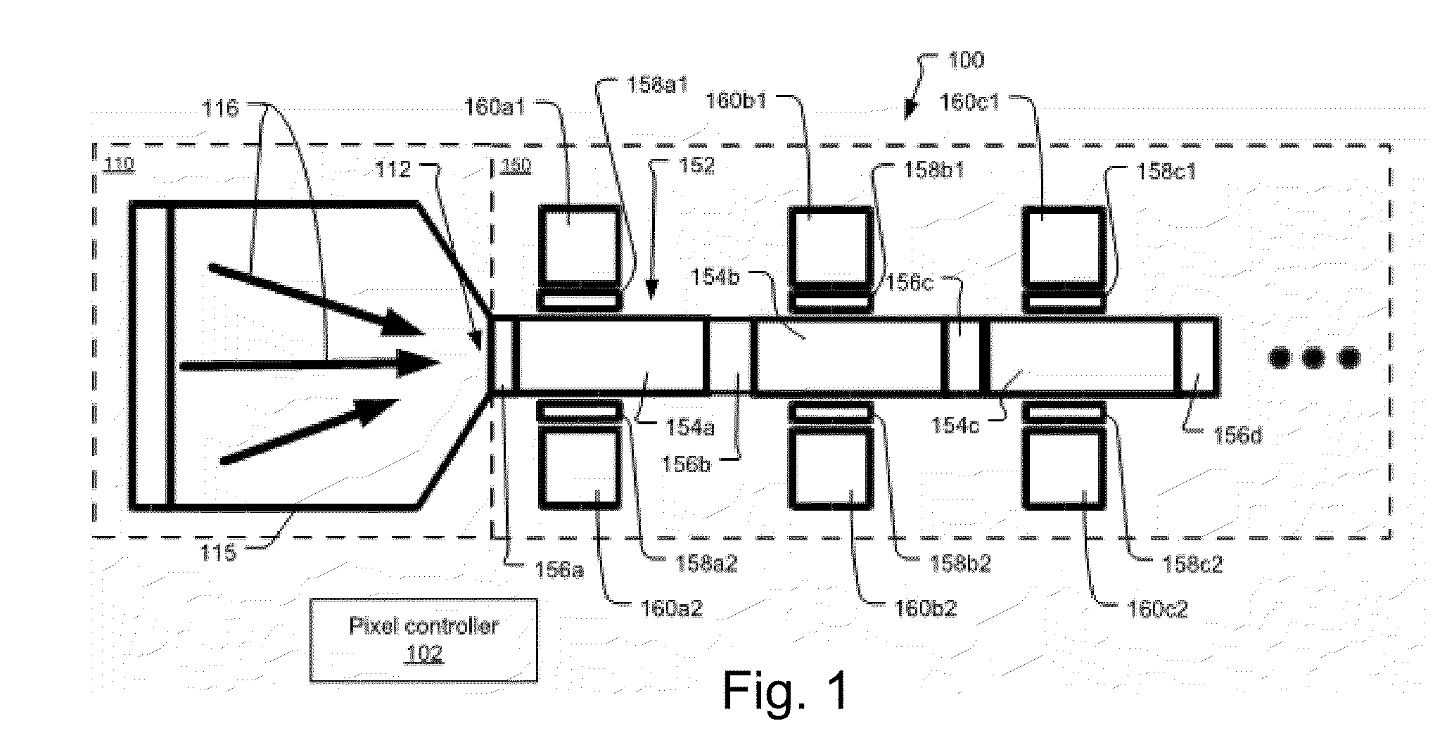 Demodulation Pixel with Daisy Chain Charge Storage Sites and Method of Operation Therefor