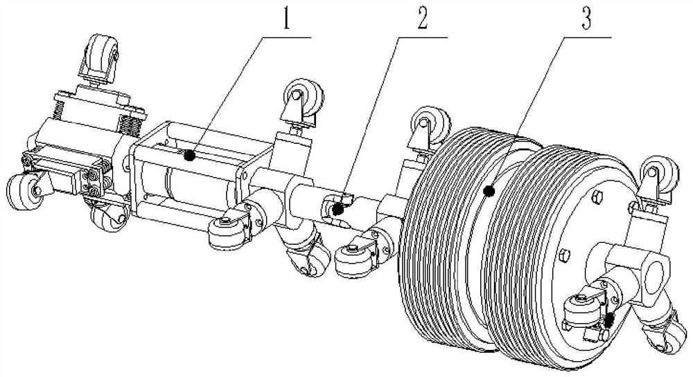 A pipeline robot internal plugging system