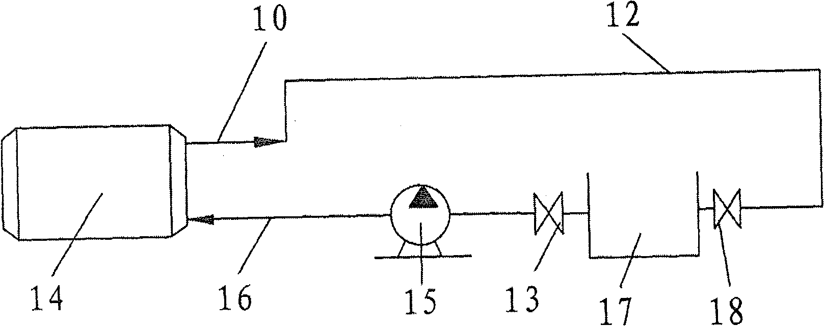 Cleaning method of water-circulating system for coal-winning machine