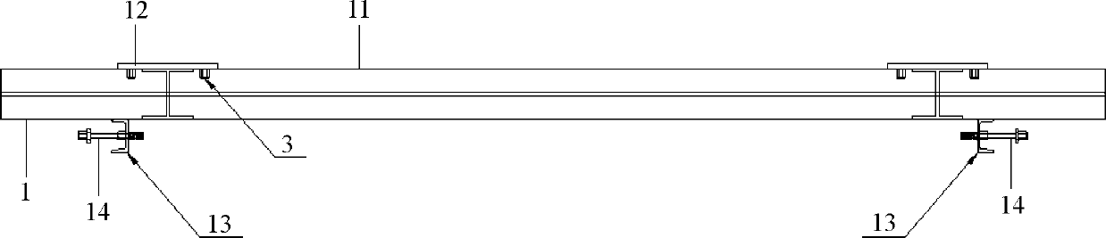 Transport shelf for horizontal transport of fabricated external wallboard, and using method thereof