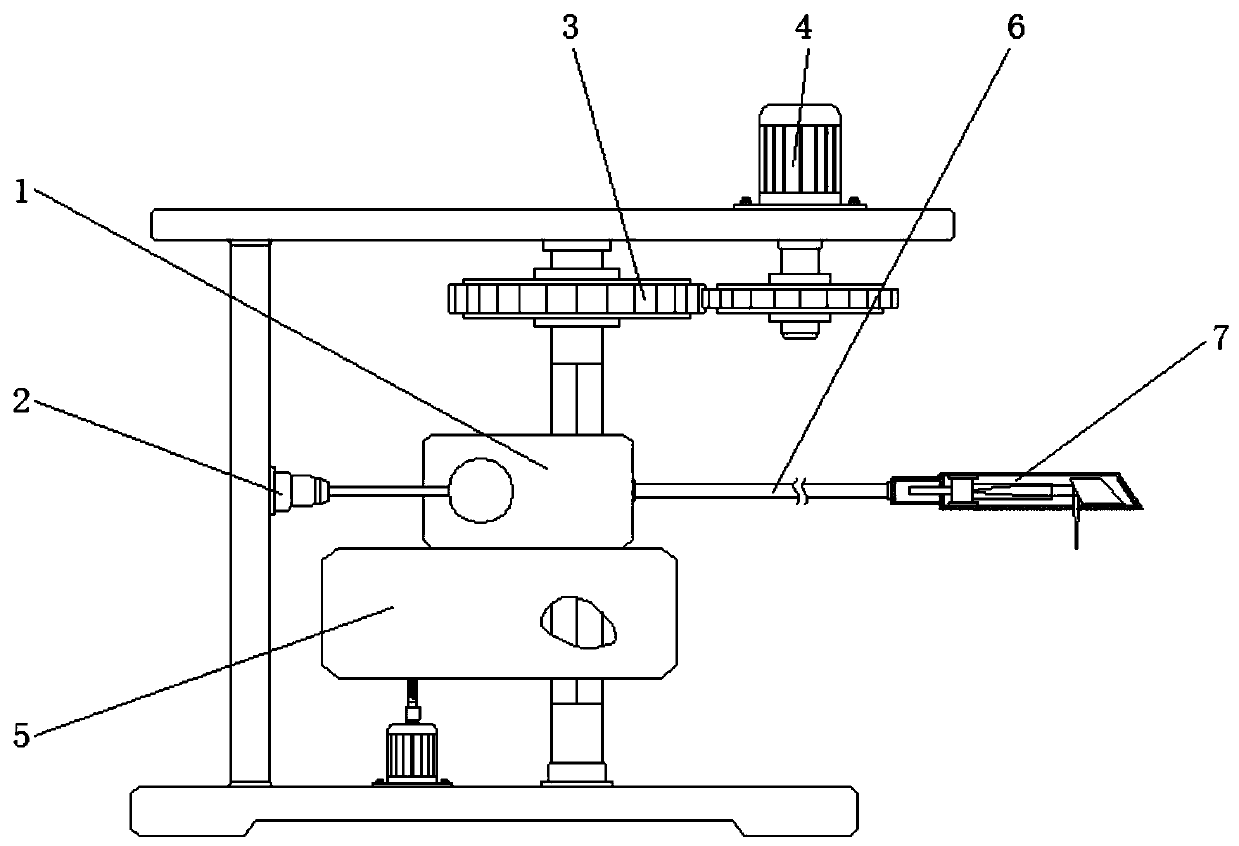 Rotary side scan OCT eyeball endoscope structure