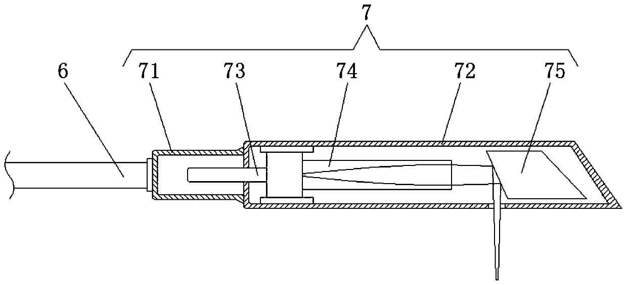 Rotary side scan OCT eyeball endoscope structure