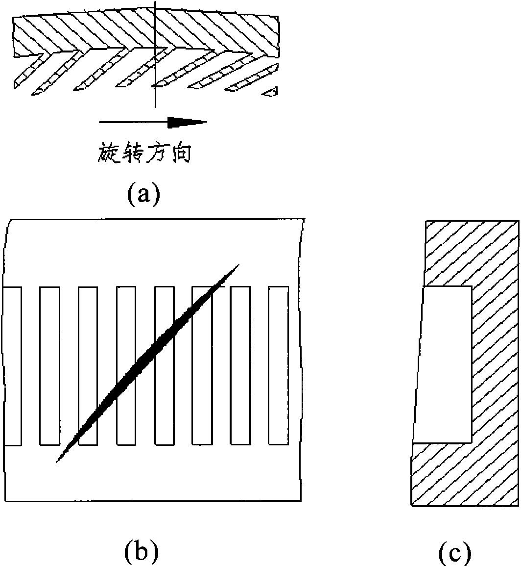 Novel arc slot casing treatment