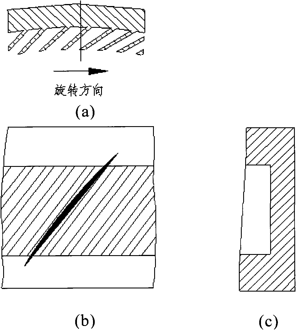 Novel arc slot casing treatment