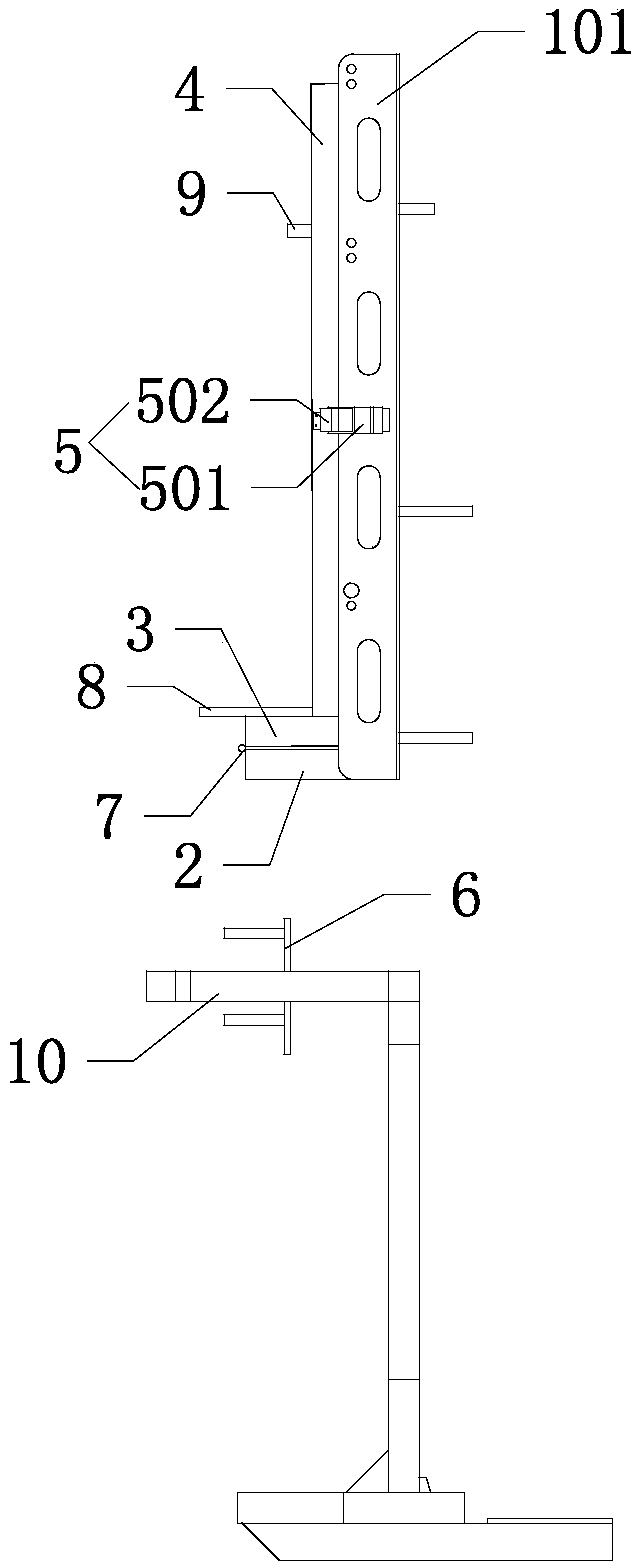 Folding ladder for recreational vehicle