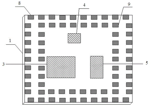 Multi-substrate three-dimensional chip packaging method