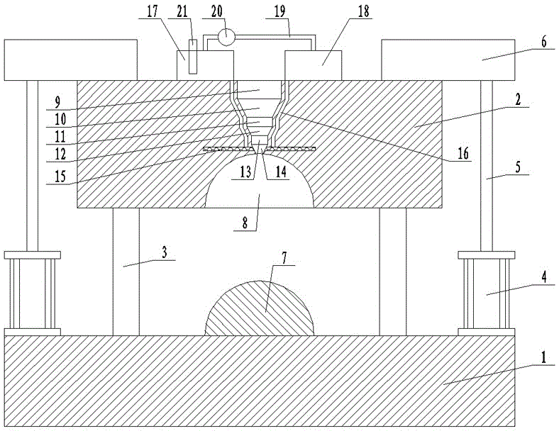 Vehicle lamp machining mold