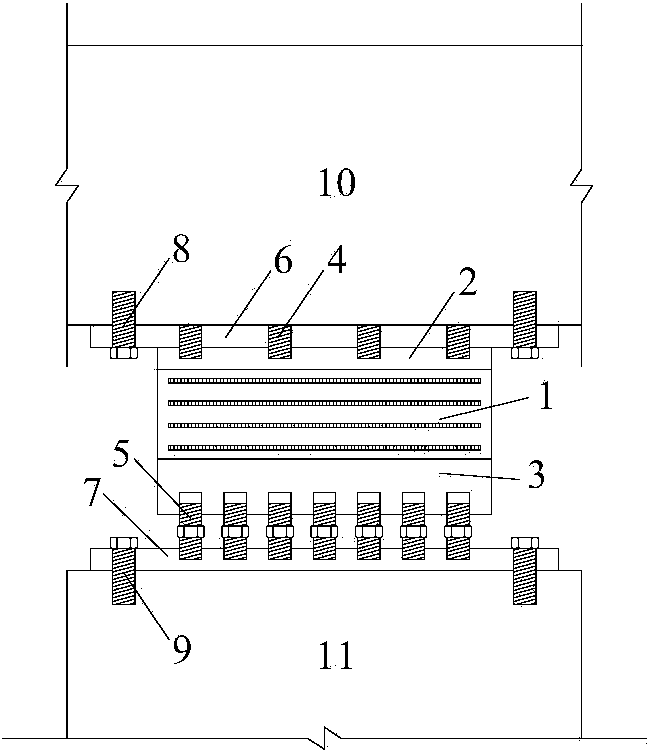 Easy-to-replace LNG (liquefied natural gas) storage tank shock isolation cushion and replacement method thereof