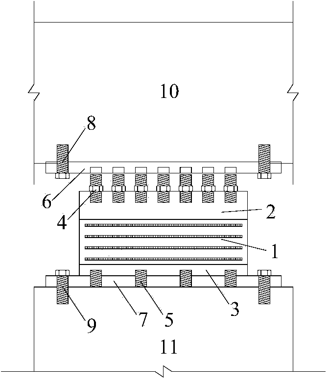 Easy-to-replace LNG (liquefied natural gas) storage tank shock isolation cushion and replacement method thereof