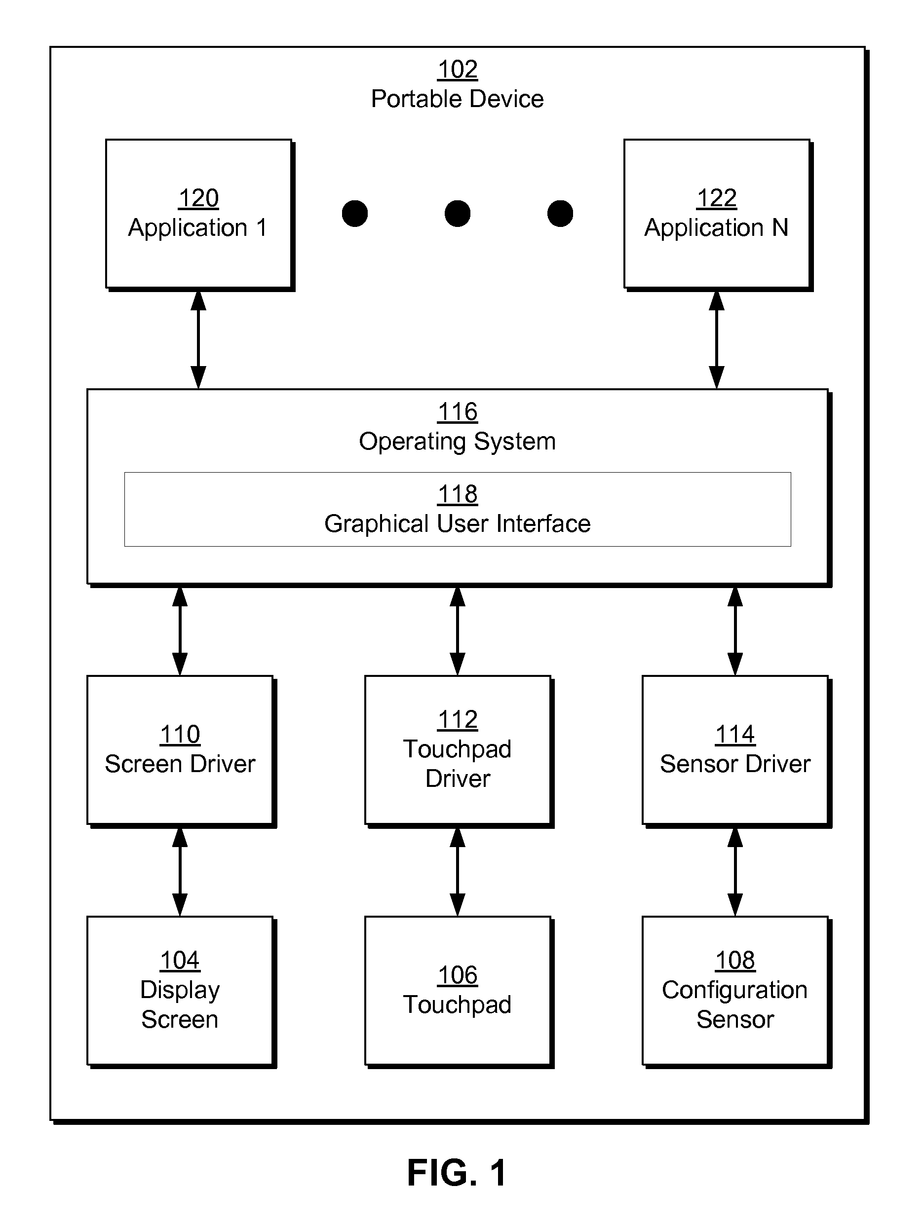 Portable device input technique