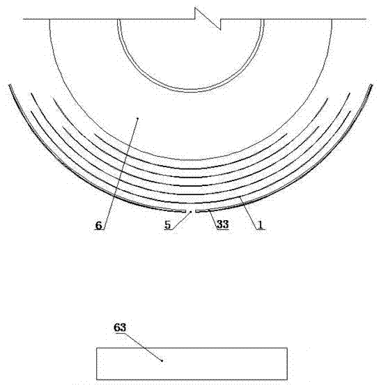 Hyperbolic-curve type sound attenuating system of cooling tower