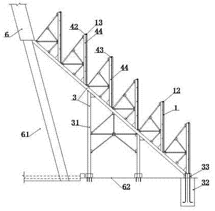 Hyperbolic-curve type sound attenuating system of cooling tower